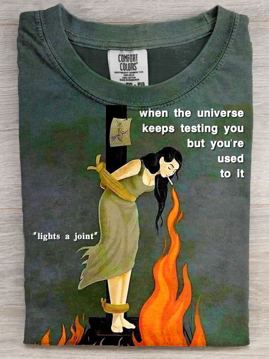 Funny Lights A Joint Art Casaul Short Sleeve T-shirt