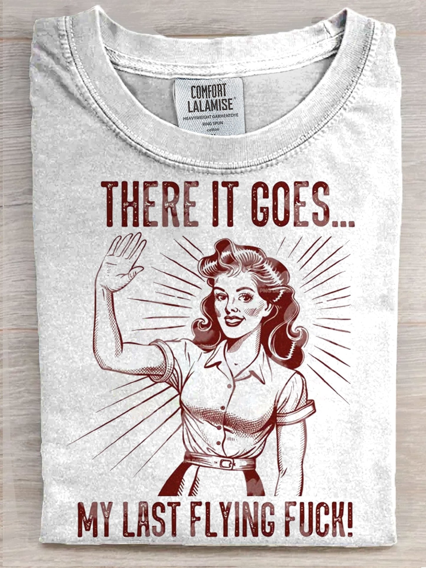 Vintage Funny Art Print Casaul Short Sleeve T-shirt