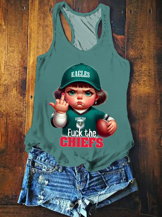 Women's Vintage Funny Print Tank Top