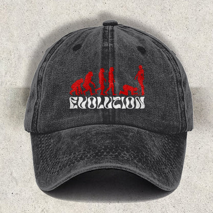 Evolution Feminist Printed Baseball Cap