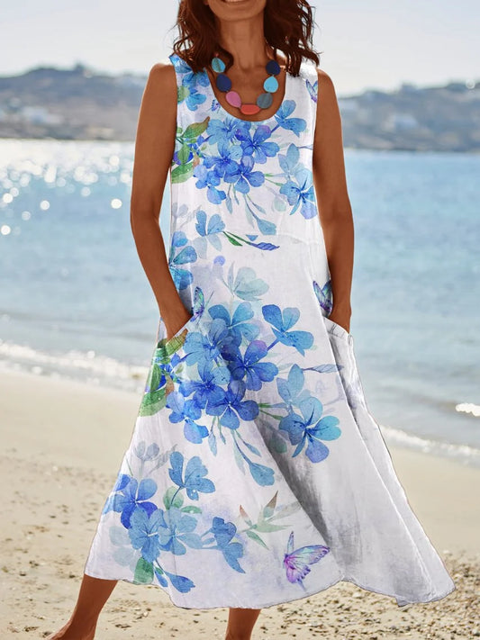 Women's Sleeveless Vacation Dresses for holiday