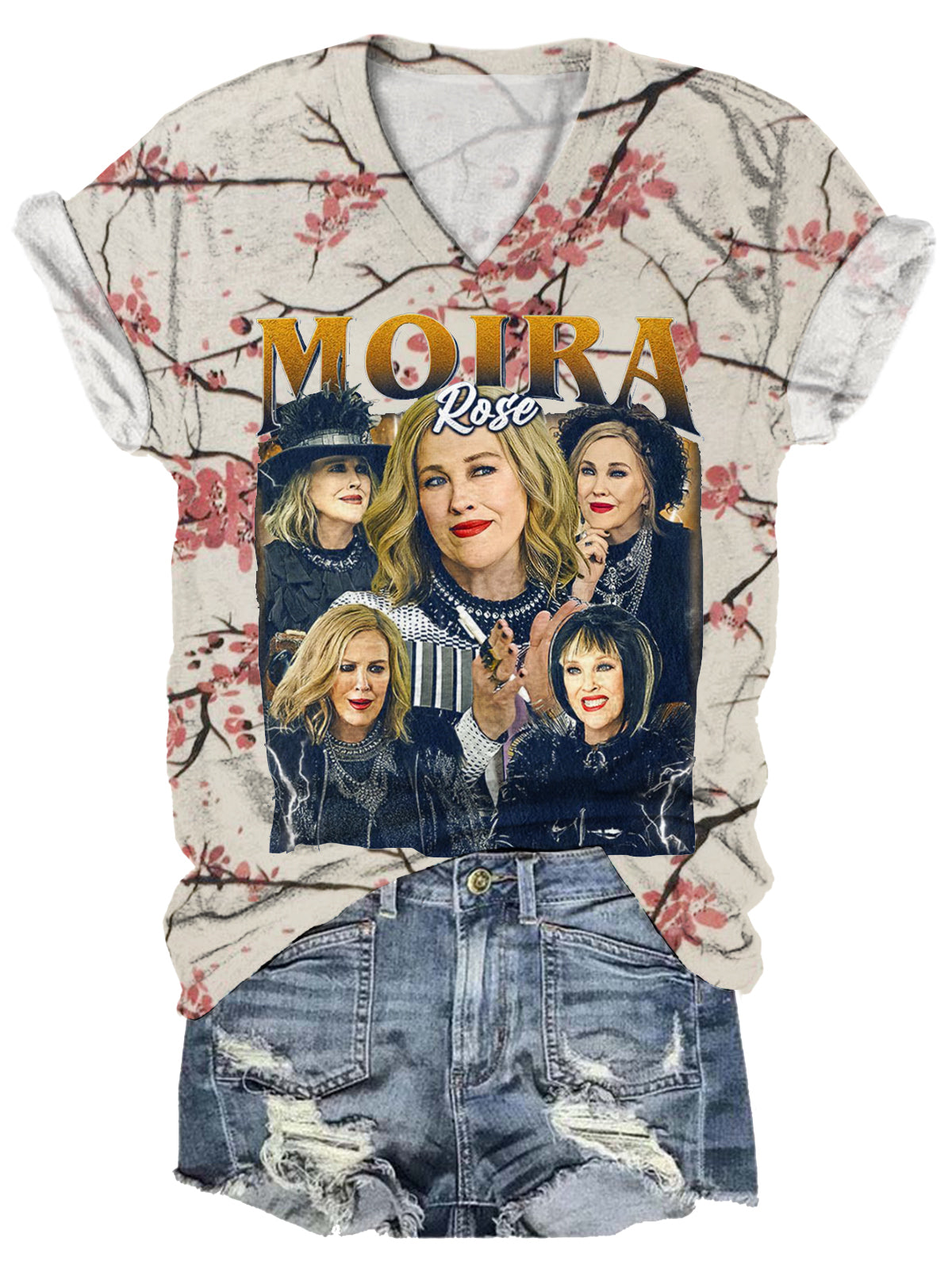 Moira Rose Fans Stars Lady Rights Print T-shirt