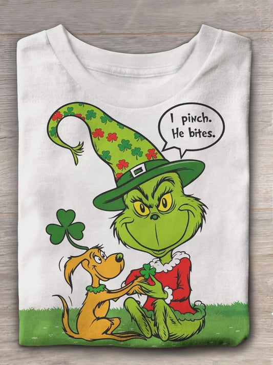 I Pinch He Bites St Patrick's T-shirt