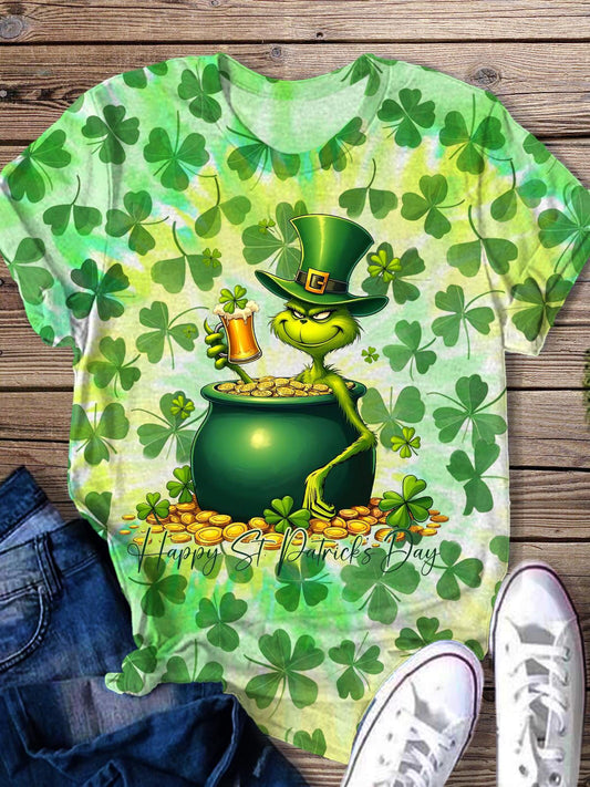 St Patrick Day Movie Crew Neck T-shirt