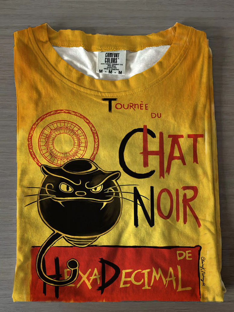 Chat Noir Crew Neck T-shirts