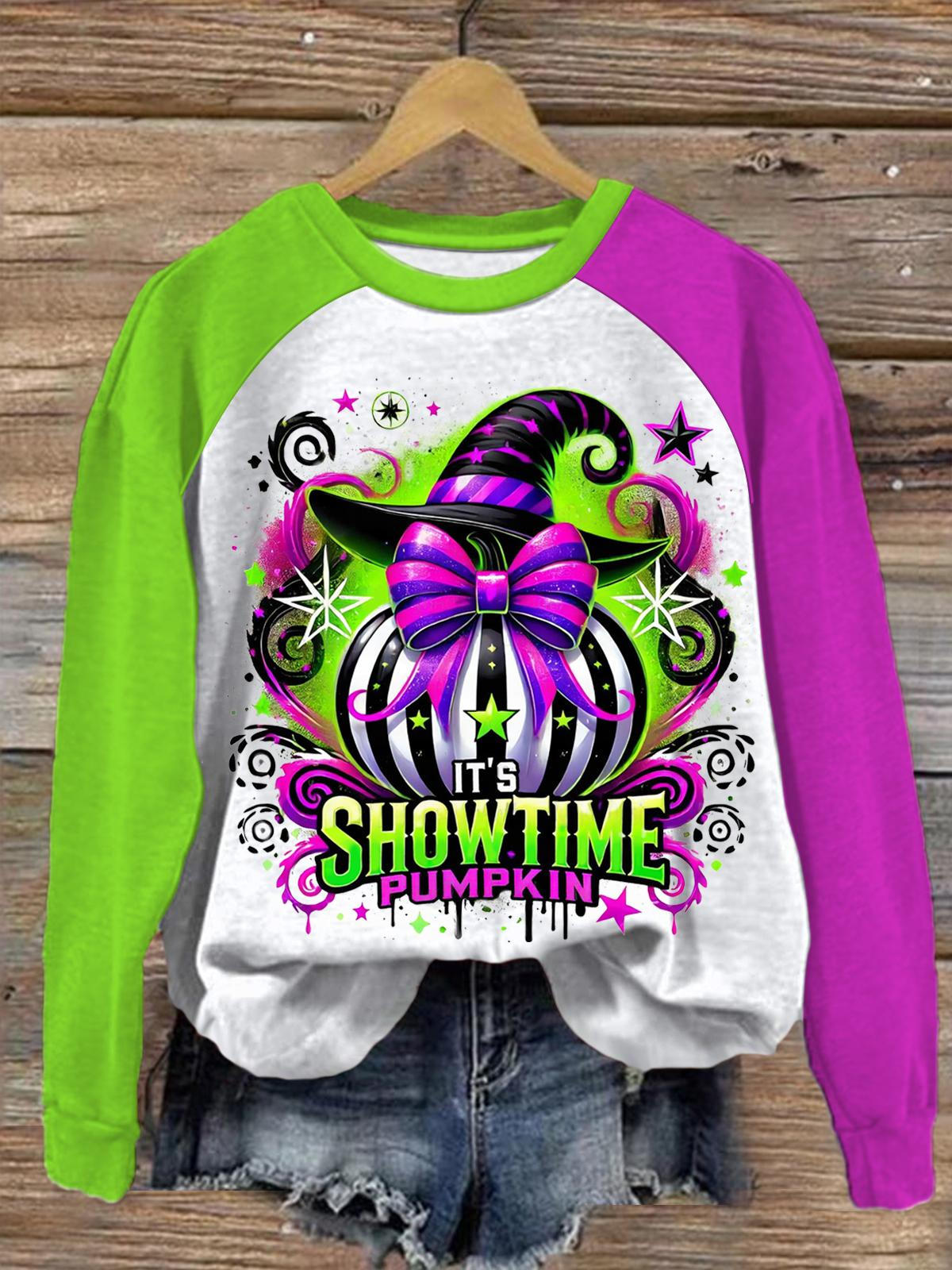 Horror Movie Horror Pumpkin Long Sleeve Casual Top