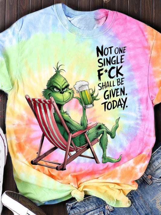 Not One Single Crew Neck Funny T-shirt