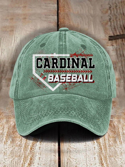 Cardinal Baseball Printed Baseball Cap