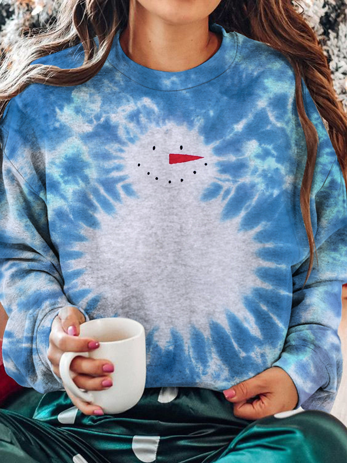 Women's Snowman Christmas Casual Sweatshirt