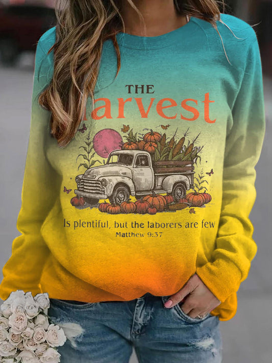 Fall Harvest Long Sleeve Casual Top