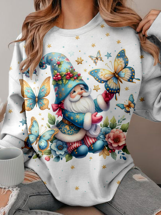 Butterfly Gnome Long Sleeve Top