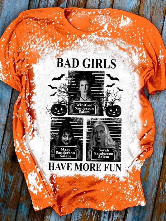 Bad Girls Have More Fun Halloween T-shirt