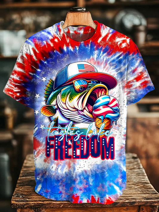 Tastes Like Freedom Crew Neck T-shirt