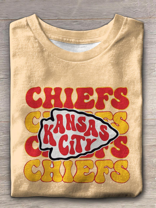 Kansas City Football Crew Neck T-shirt