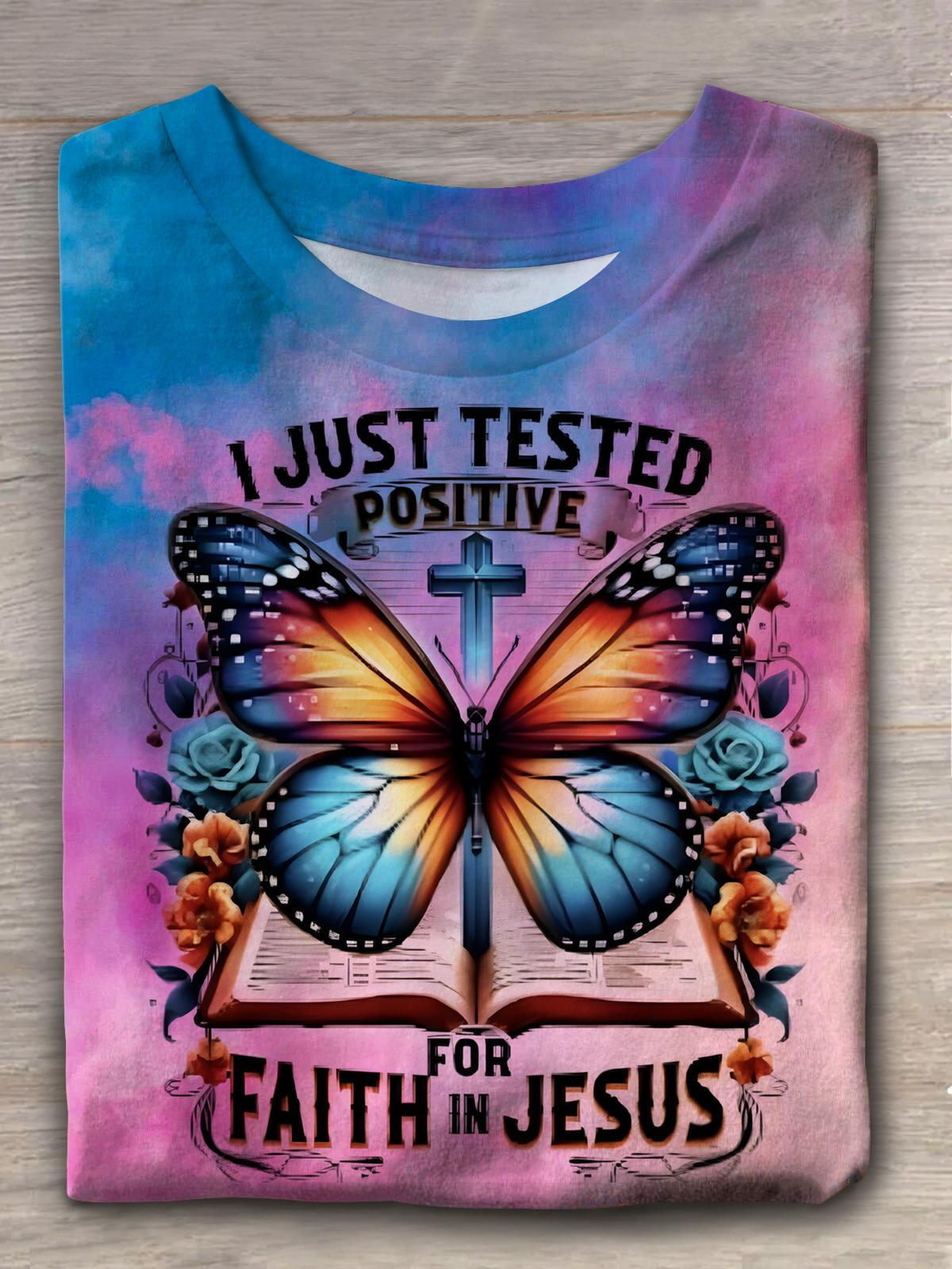 Faith In Jesus Crew Neck T-shirt