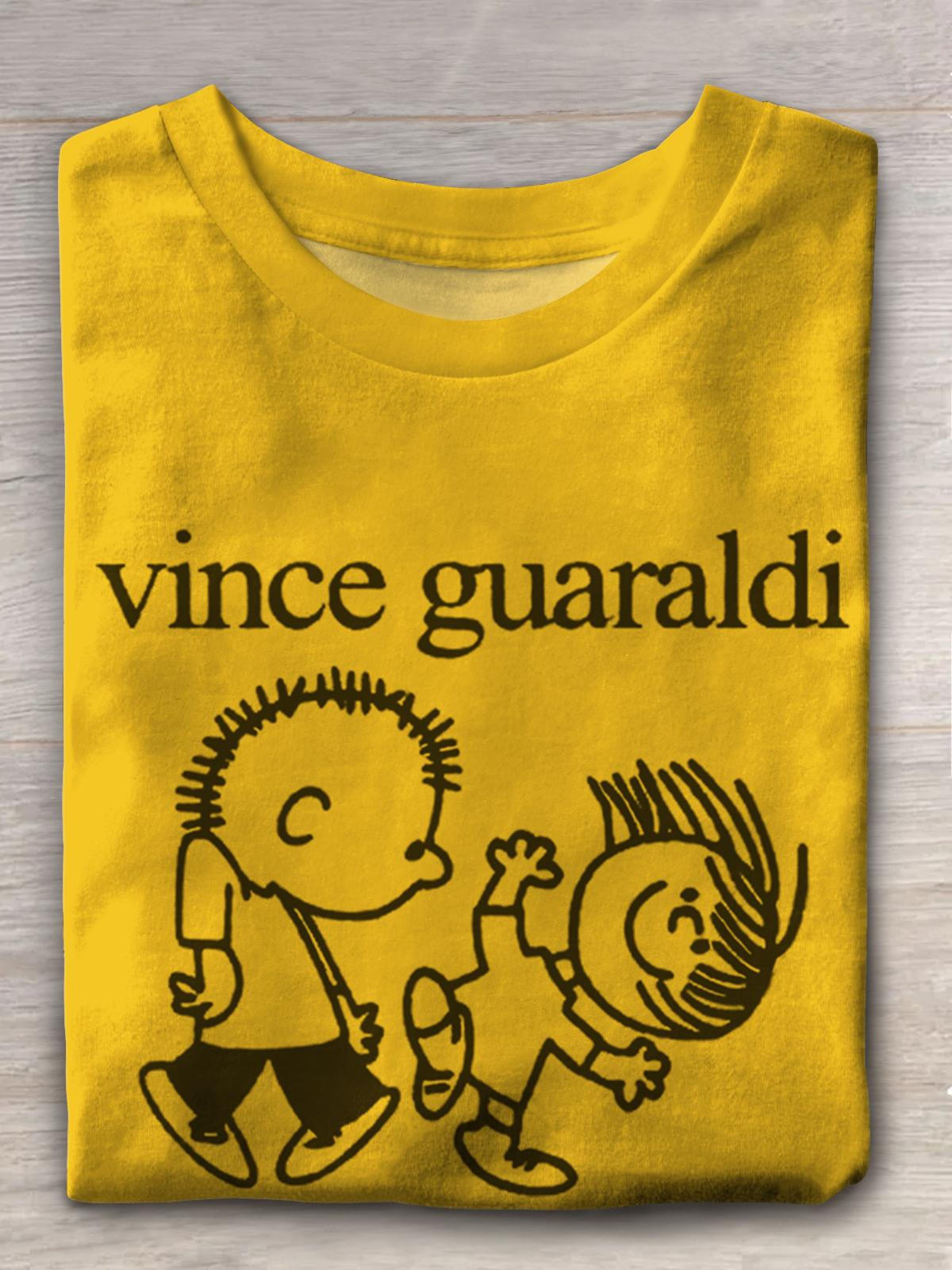 Fun Valentine's Day Cute Kids Playing Print T-shirt