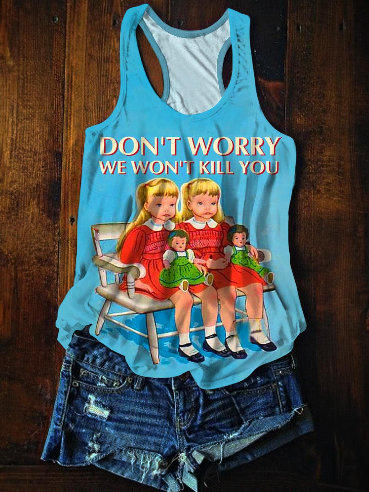 Don't Worry Casual Tank Top