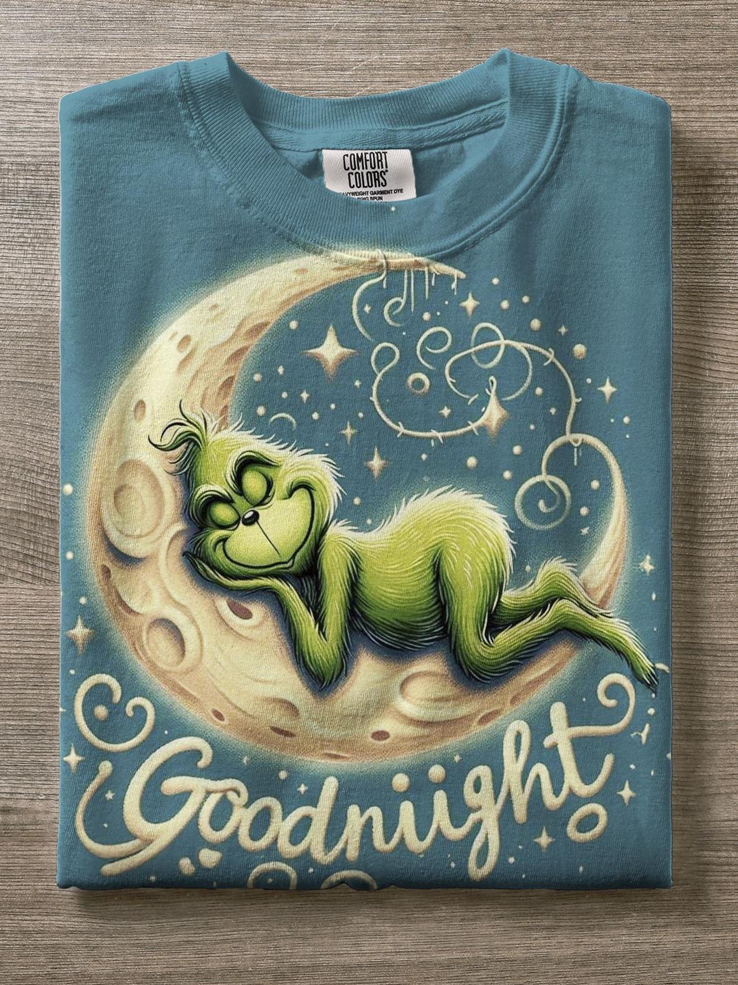 Goodnight Moon Dream Character Print Casual T-shirt