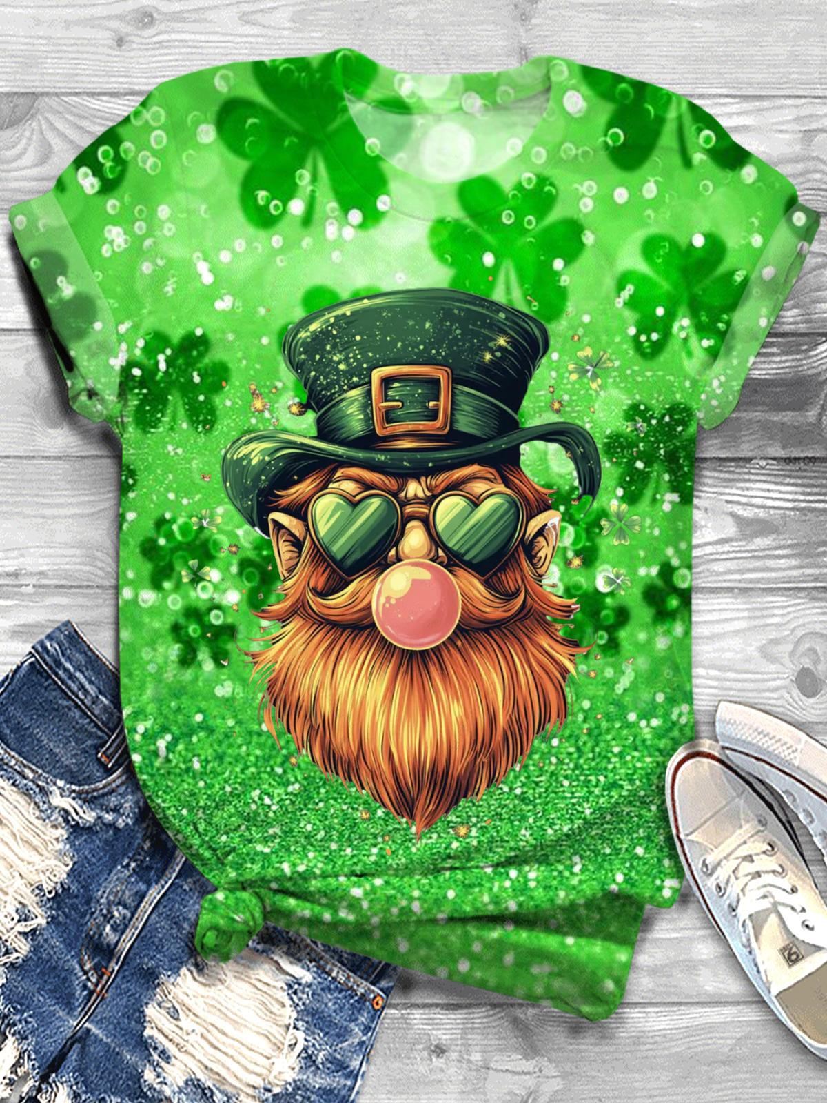 Retro St Patricks Crew Neck T-shirt