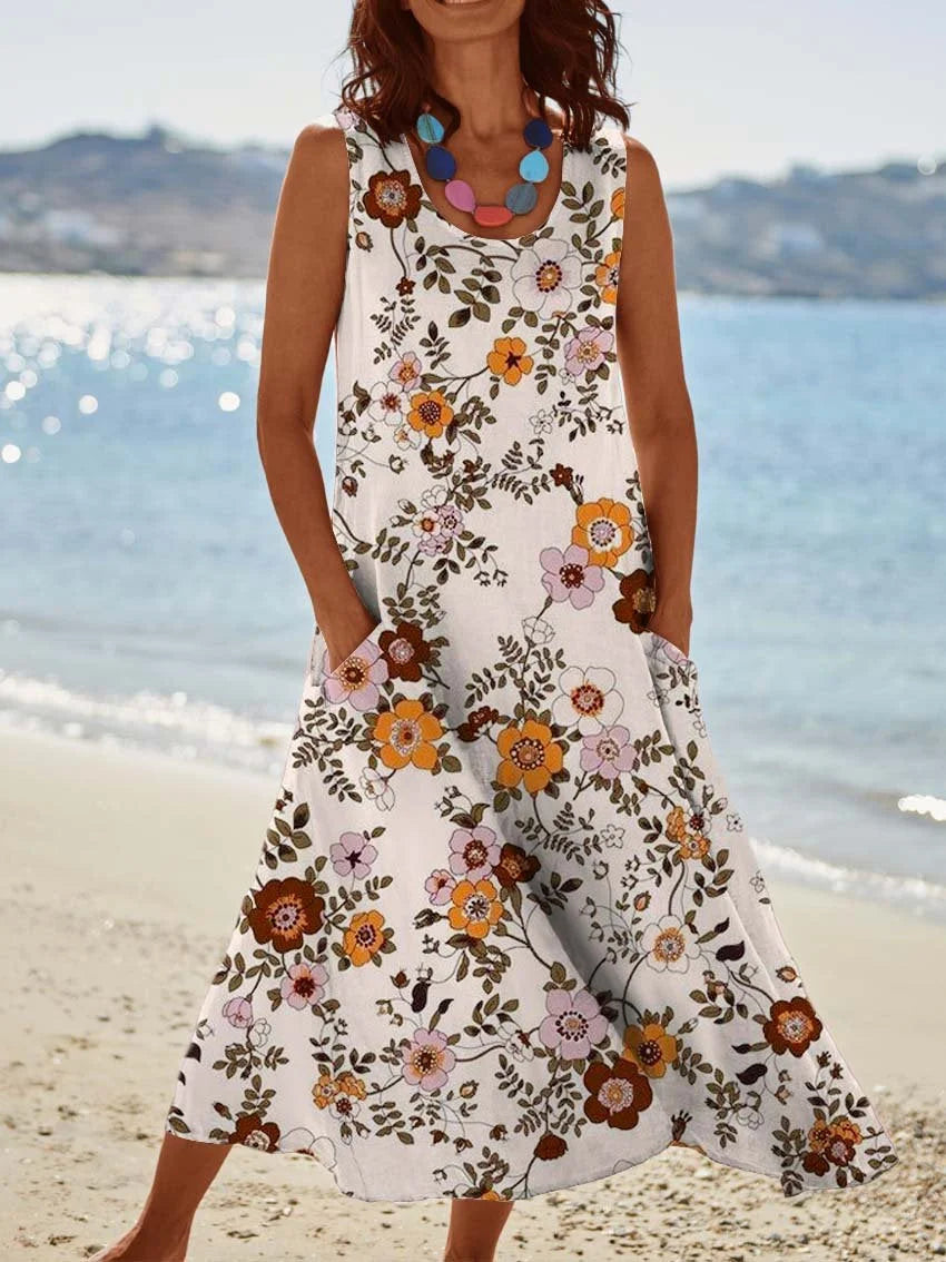 Women's Sleeveless Vacation Dresses for holiday