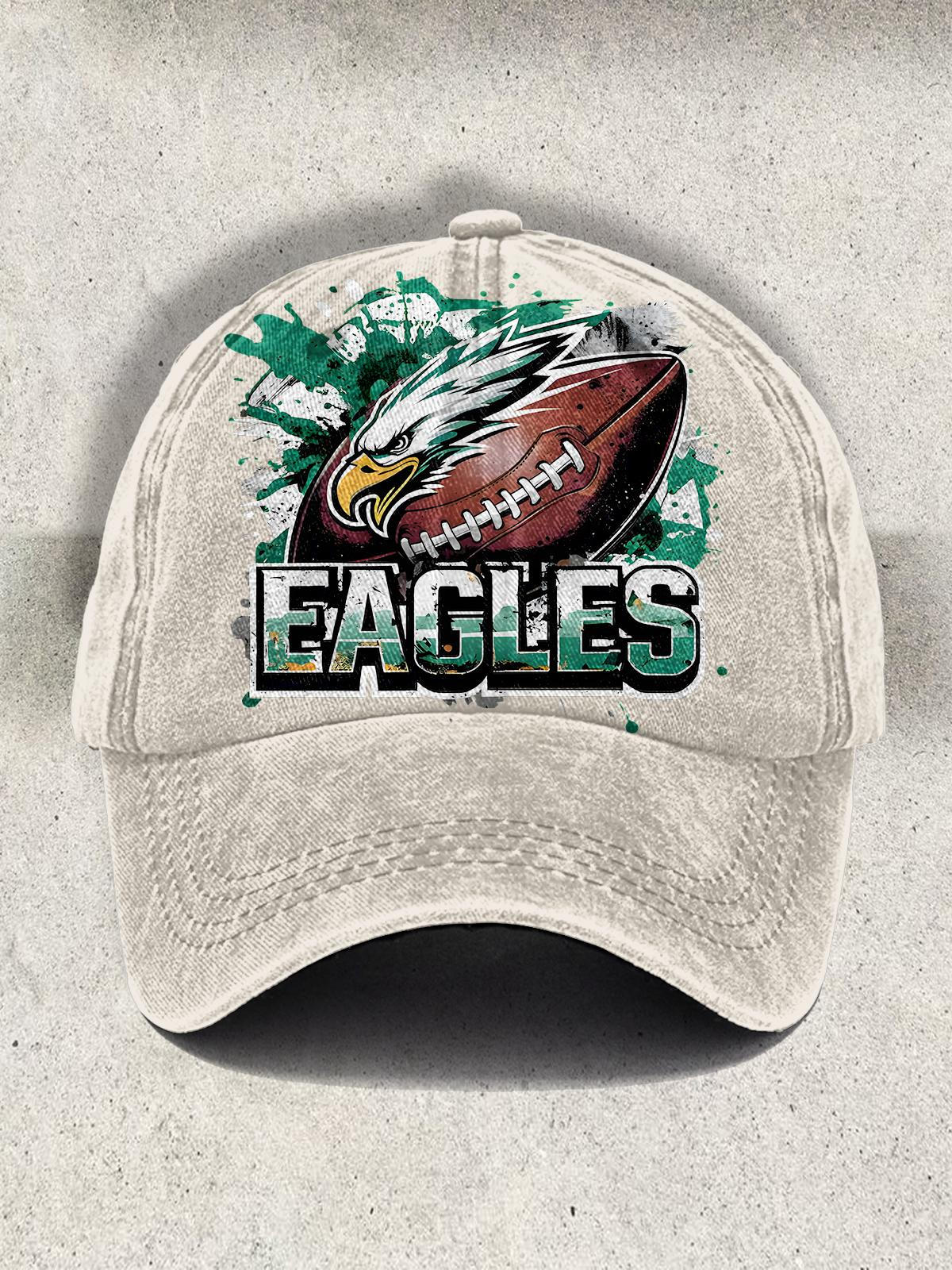 Eagles Game Day Print Baseball Cap