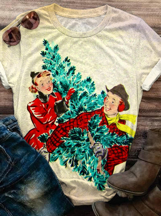 Prepare For Christmas Crew Neck T-shirt