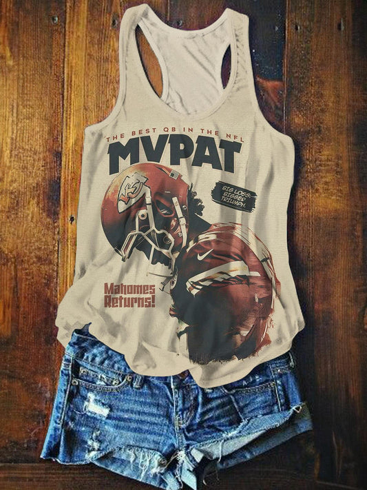 The Best QB In The NFL Mvpat Mahomes Returns Print Vest