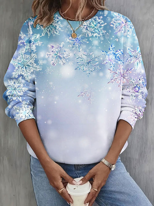 Women's Winter Print Top