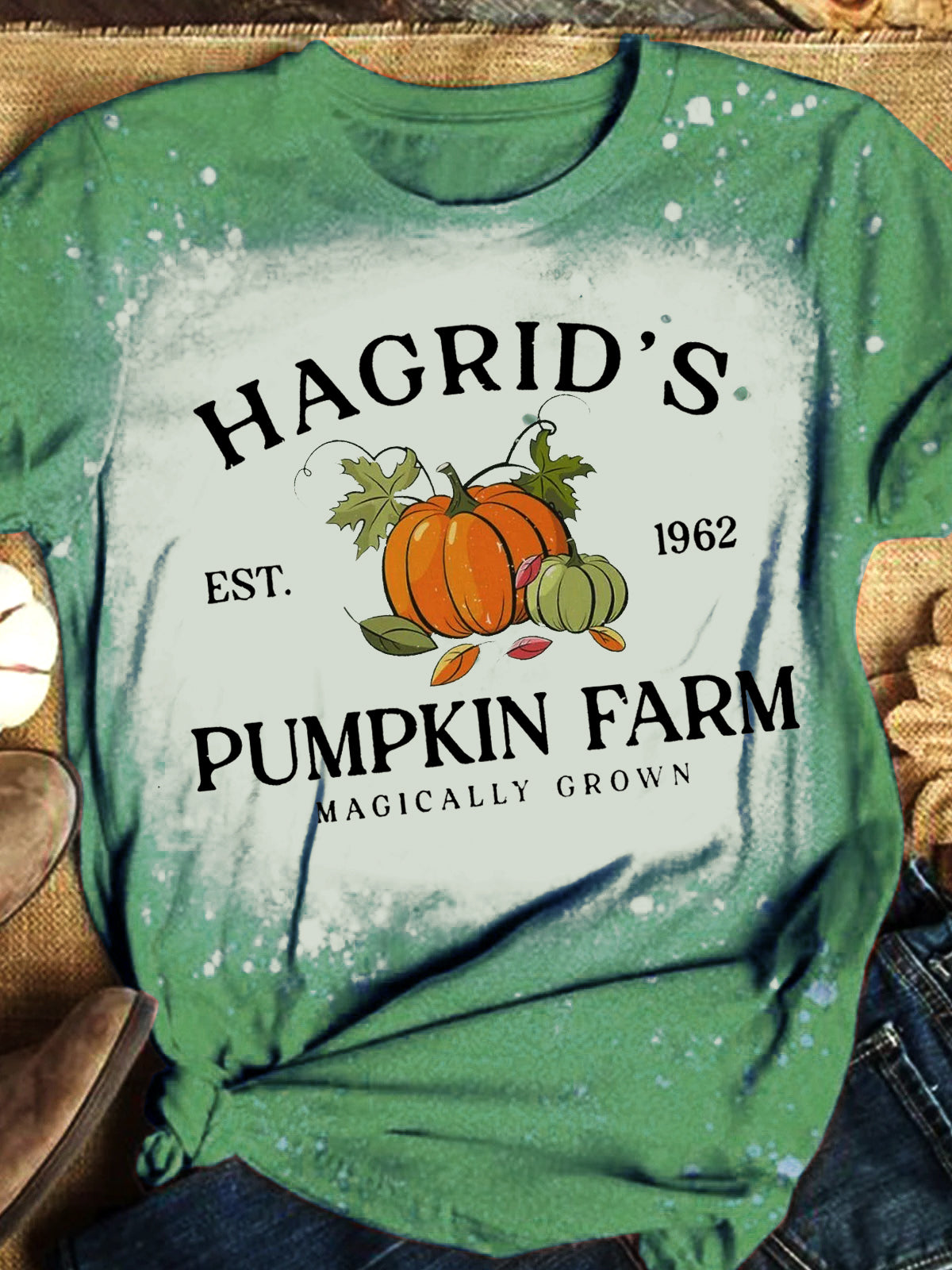 Hagrid's Pumpkin Patch Crew Neck T-shirt