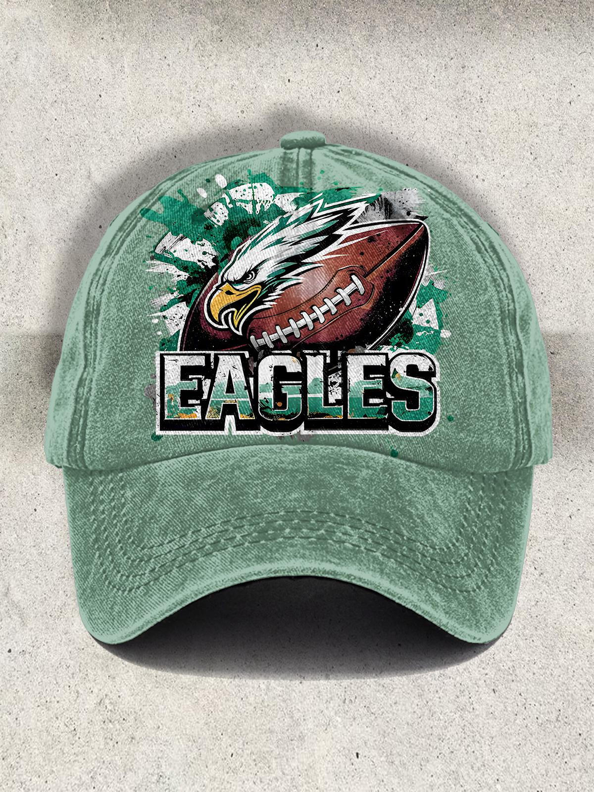 Eagles Game Day Print Baseball Cap