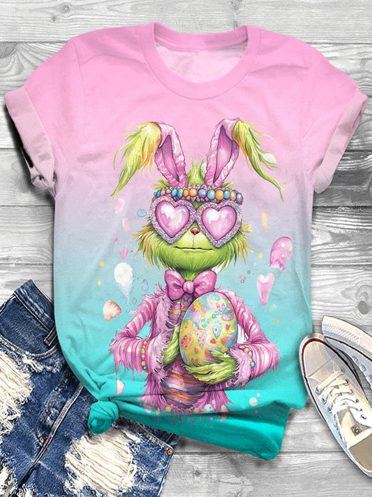 Happy Easter Crew Neck T-shirt