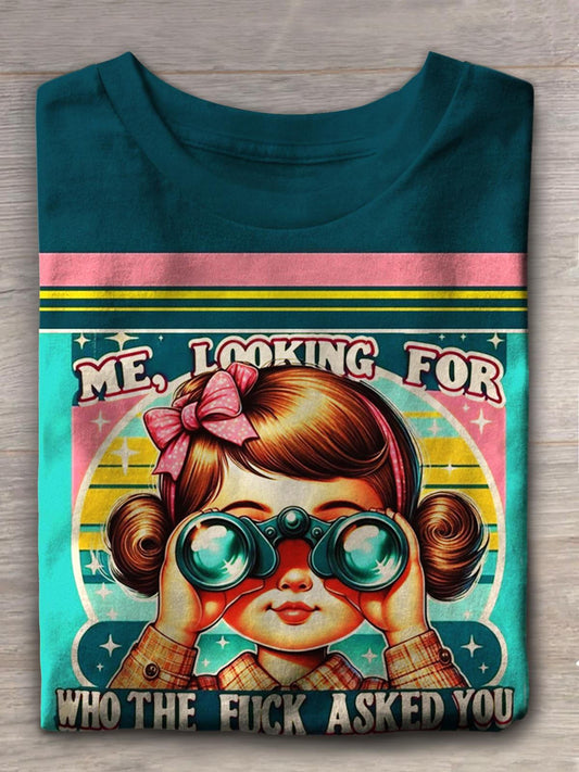 Funny Girls Vintage Print T-Shirt