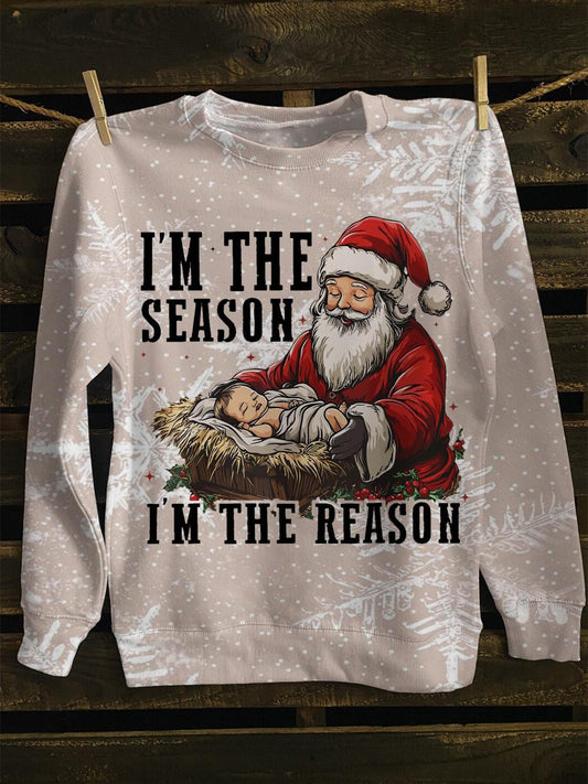 I'm The Season Long Sleeve Casual Top