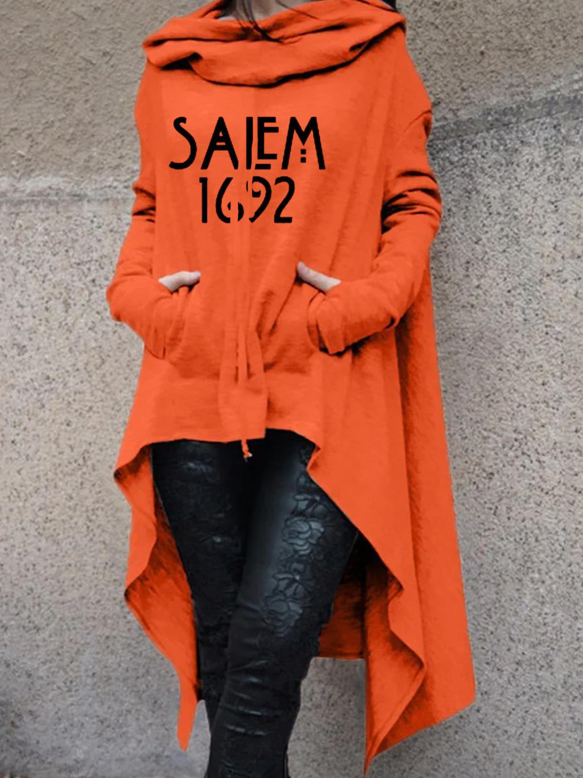 Salem 1692 Hoodies Long Sleeve Pullover Top