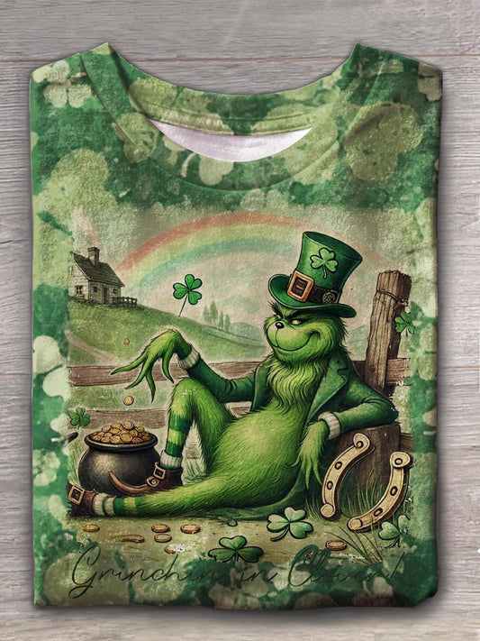 Happy St Patrick Day Crew Neck T-shirt