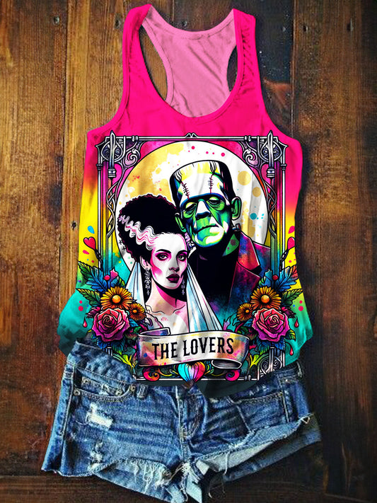 The Lovers Printed Tank Top