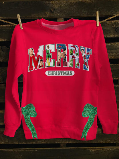 Funny Retro Christmas Movie Merry Christmas Sweatshirt