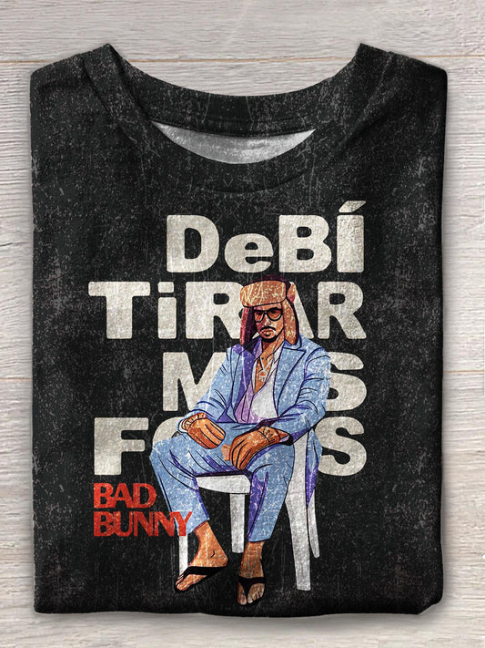 DTMF Bad Bunny New Album Crew Neck T-shirt