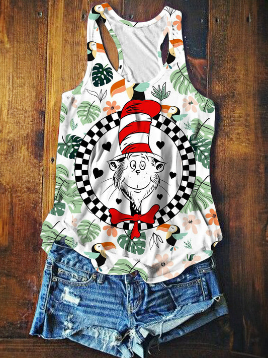 Reading Day Children's Fun Books Summer Vacation Print Vest