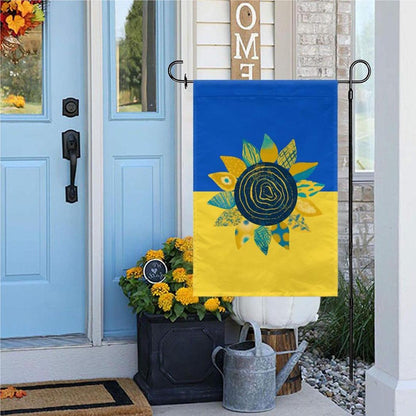 Ukraine Garden Flag