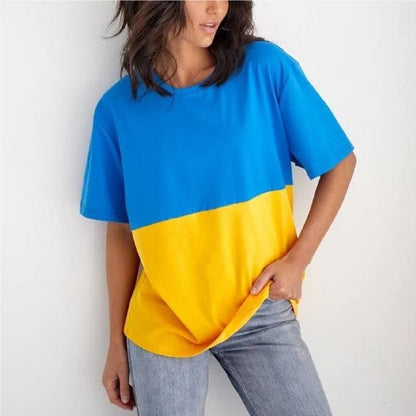 Ukraine Flag Crew Neck T-shirt