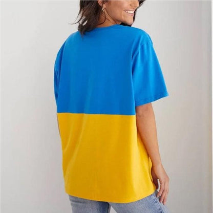 Ukraine Flag Crew Neck T-shirt