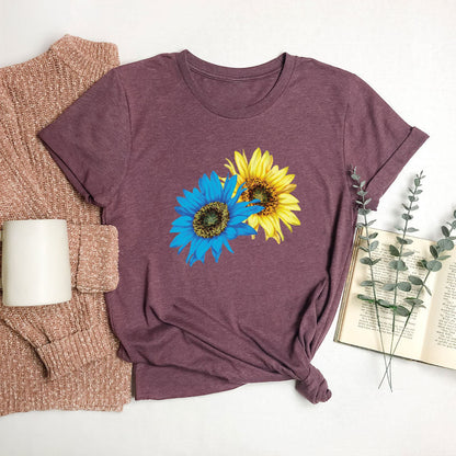 Sunflower Ukraine Crew Neck T-shirt