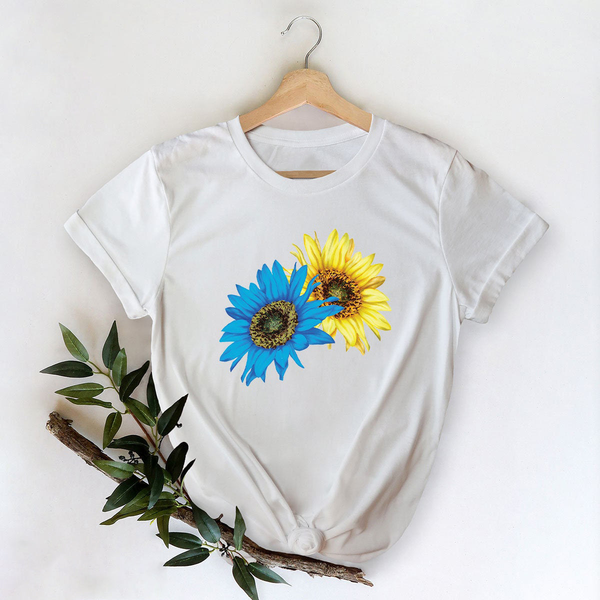 Sunflower Ukraine Crew Neck T-shirt