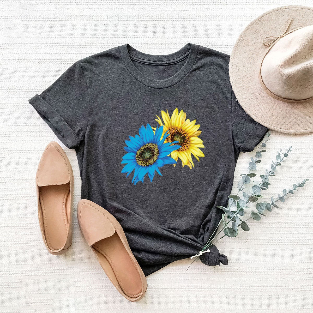 Sunflower Ukraine Crew Neck T-shirt