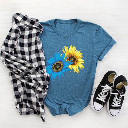 Sunflower Ukraine Crew Neck T-shirt