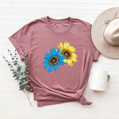 Sunflower Ukraine Crew Neck T-shirt