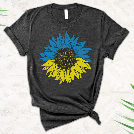 Distressed Sunflower Ukraine T-Shirt