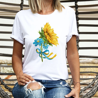 Ukraine Sunflower Graphic Tees