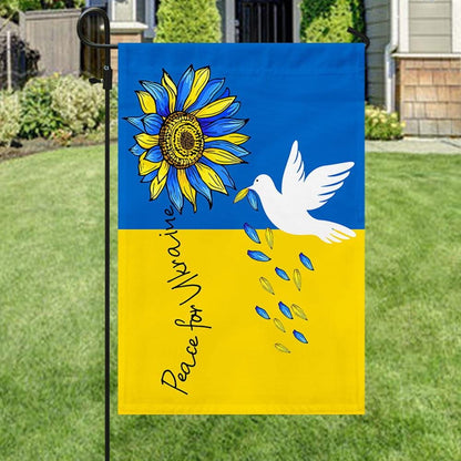 Peace For Ukraine Flag